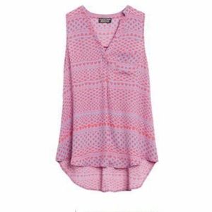 Papermoon Norris split Neck blouse